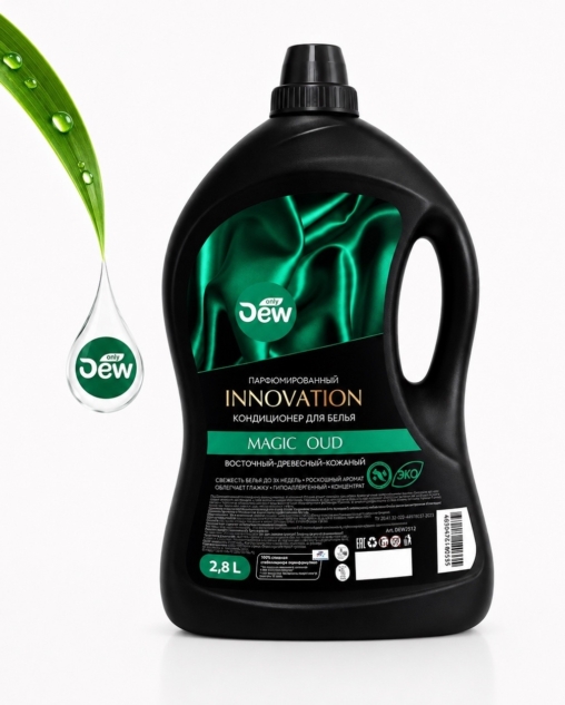 Кондиционер для белья парфюмированный Only DEW INNOVATION Magic OUD 2,8л Концентрат
