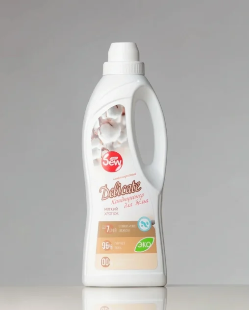 Кондиционер для белья хлопок Only DEW DELICATE 1л Концентрат Гипоалергенный